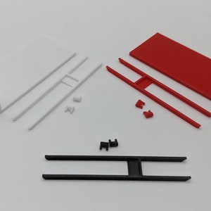 AB carriage empty 1:87 roll-off container fire brigade H0 HO model construction 3D printing small series model making
