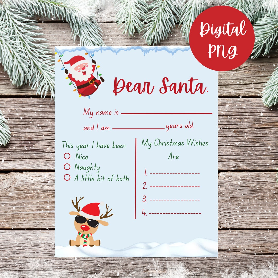 Letter to Santa Wish List Printable - Il 1080xN.5545558179 5r8m 