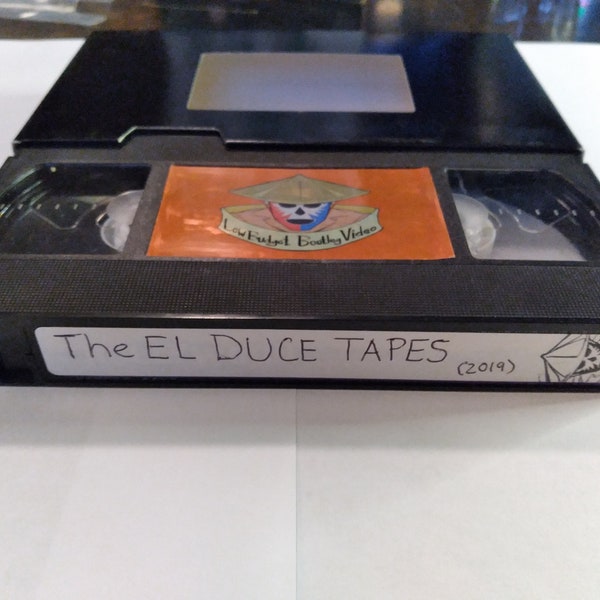 The El Duce Tapes - 2019 Documentary on El Duce - VHS No Budget Slipcase Bootleg