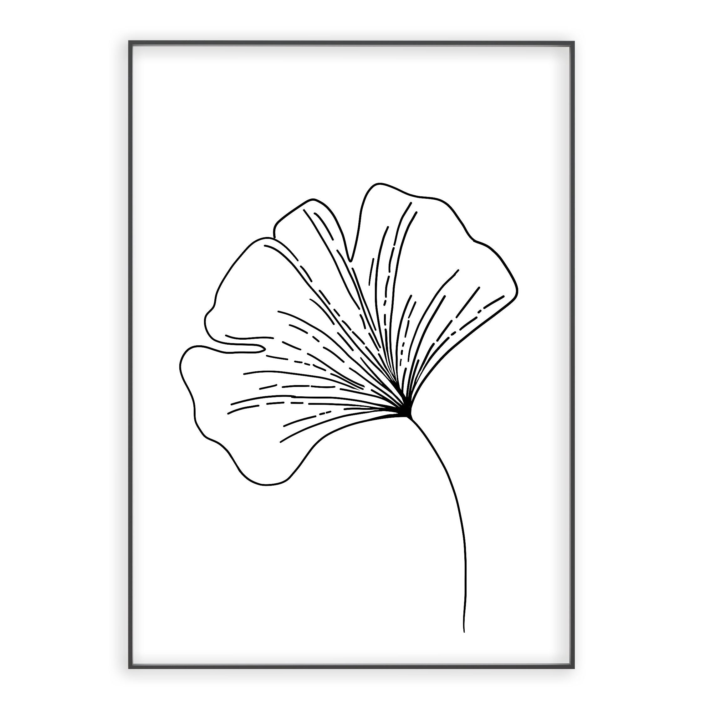 Black and White Gallery Wall Art, Black Wall Art Print Set, Set of 5