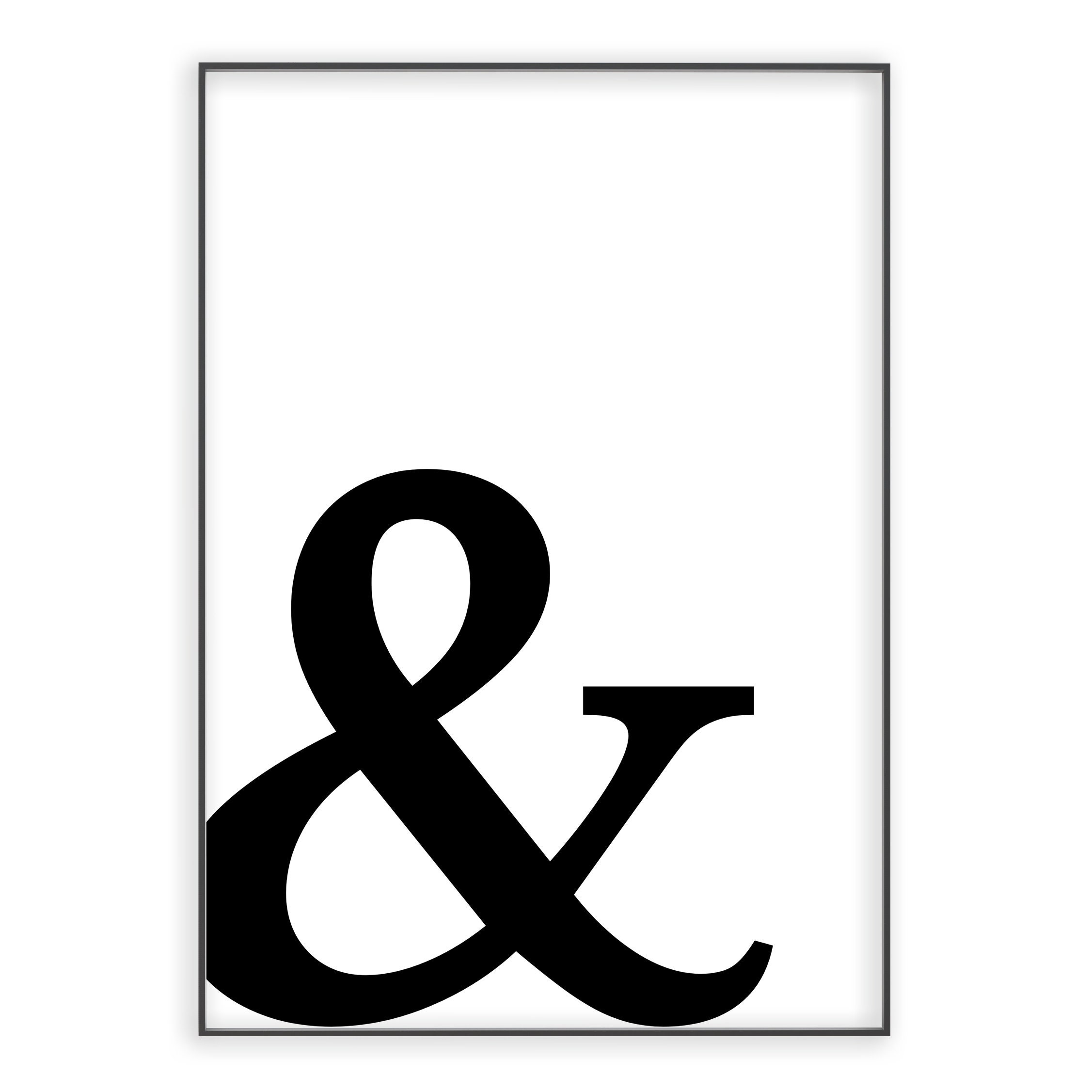 Black and White Gallery Wall Art, Black Wall Art Print Set, Set of 5