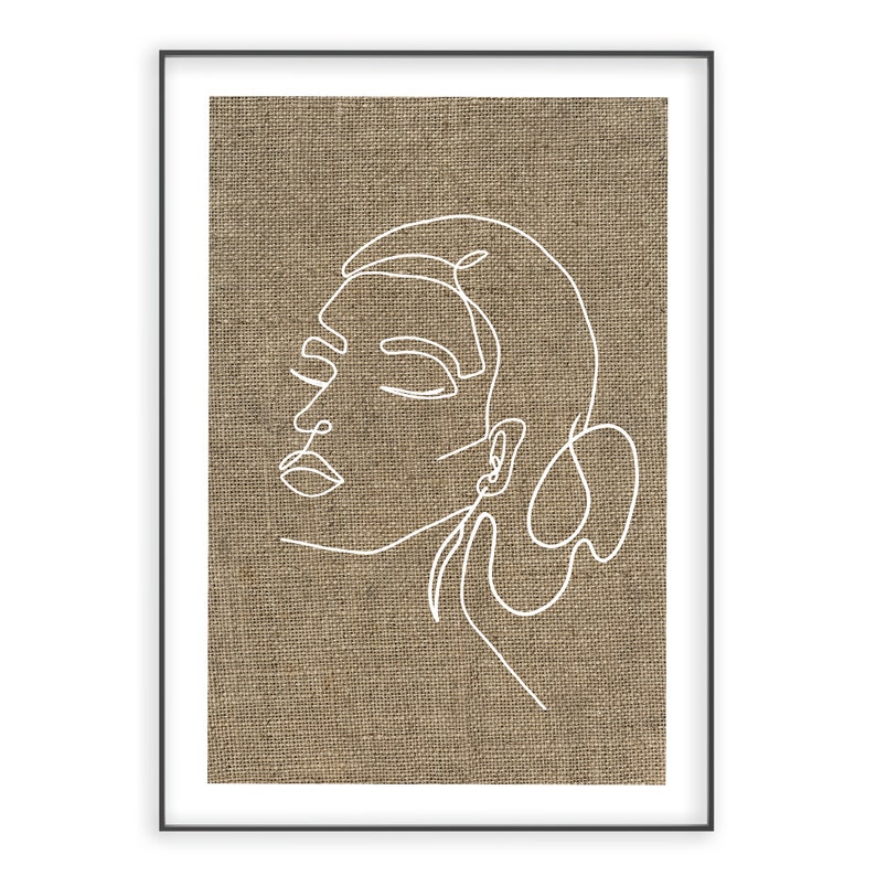One Line Print, Minimalist Wall Decor, Female Print Poster, Body Line ...