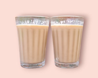 Indian Chai glasses, set of 2, mini chai glasses, Indian chai, tea gifts, chai gifts, eid gift, mothers day gift