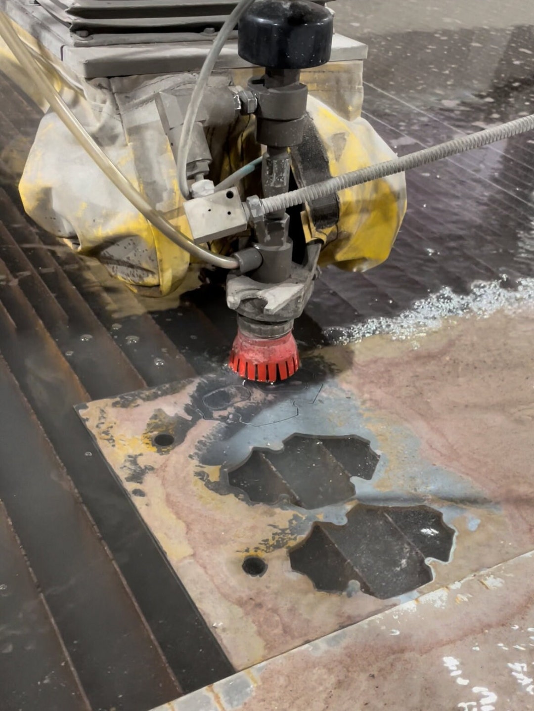 Custom Water Jet Cutting/ Plastic Cutting/ Wood Cutting/ Rubber Cutting