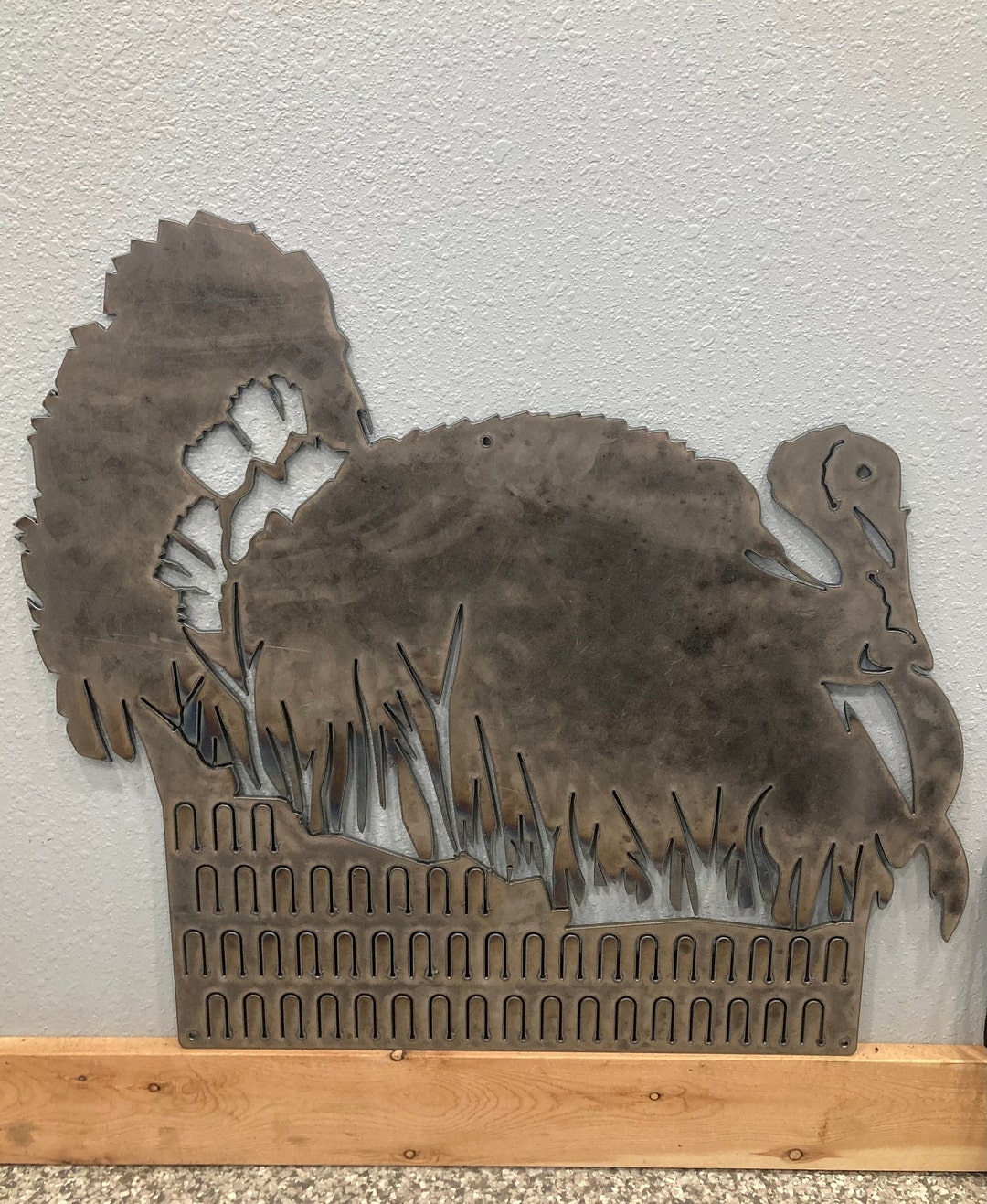 Turkey Beard Display/ Beard Hanger/ Metal Turkey/ CNC Turkey/ Shop