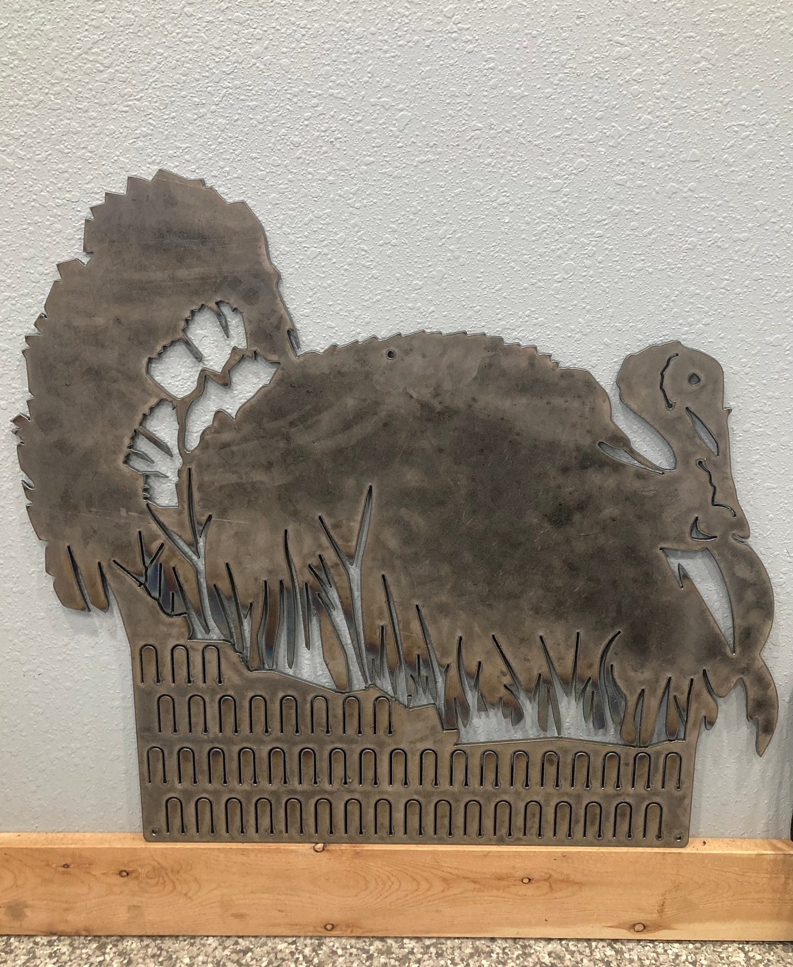 Turkey Beard Display/ Beard Hanger/ Metal Turkey/ CNC Turkey/ Shop Decor Etsy