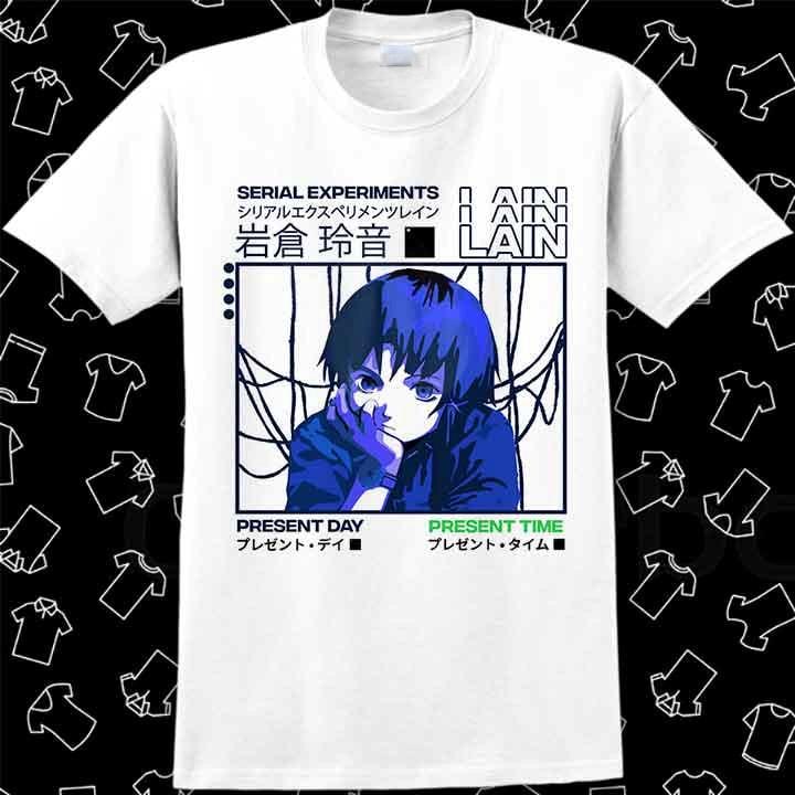 Serial Experiments Lain Japanese T Shirt Meme Gift Gamer Serial Experiments Lain Japanese T Shirt Meme Gift Gamer