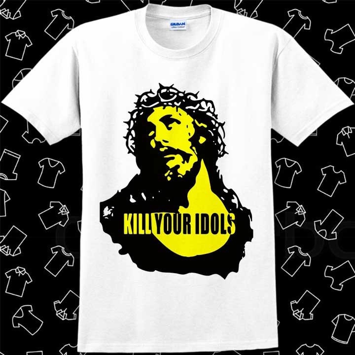 Kill Your Idols Hard Rock Heavy Metal T Shirt Meme Gift Funny Vintage Style  Unisex Gamer Cult Movie Music Top Mens Womens Adult Tee R736