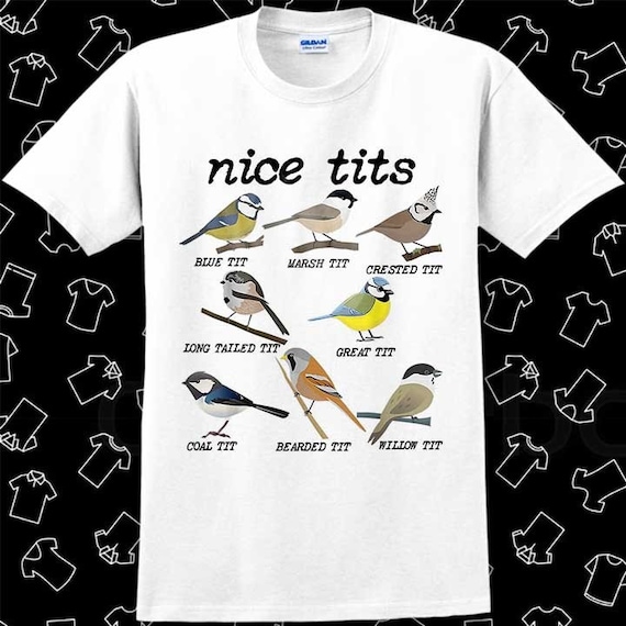 I love tits T-shirt Funny Gift for Birdwatching & Tit bird -  Portugal