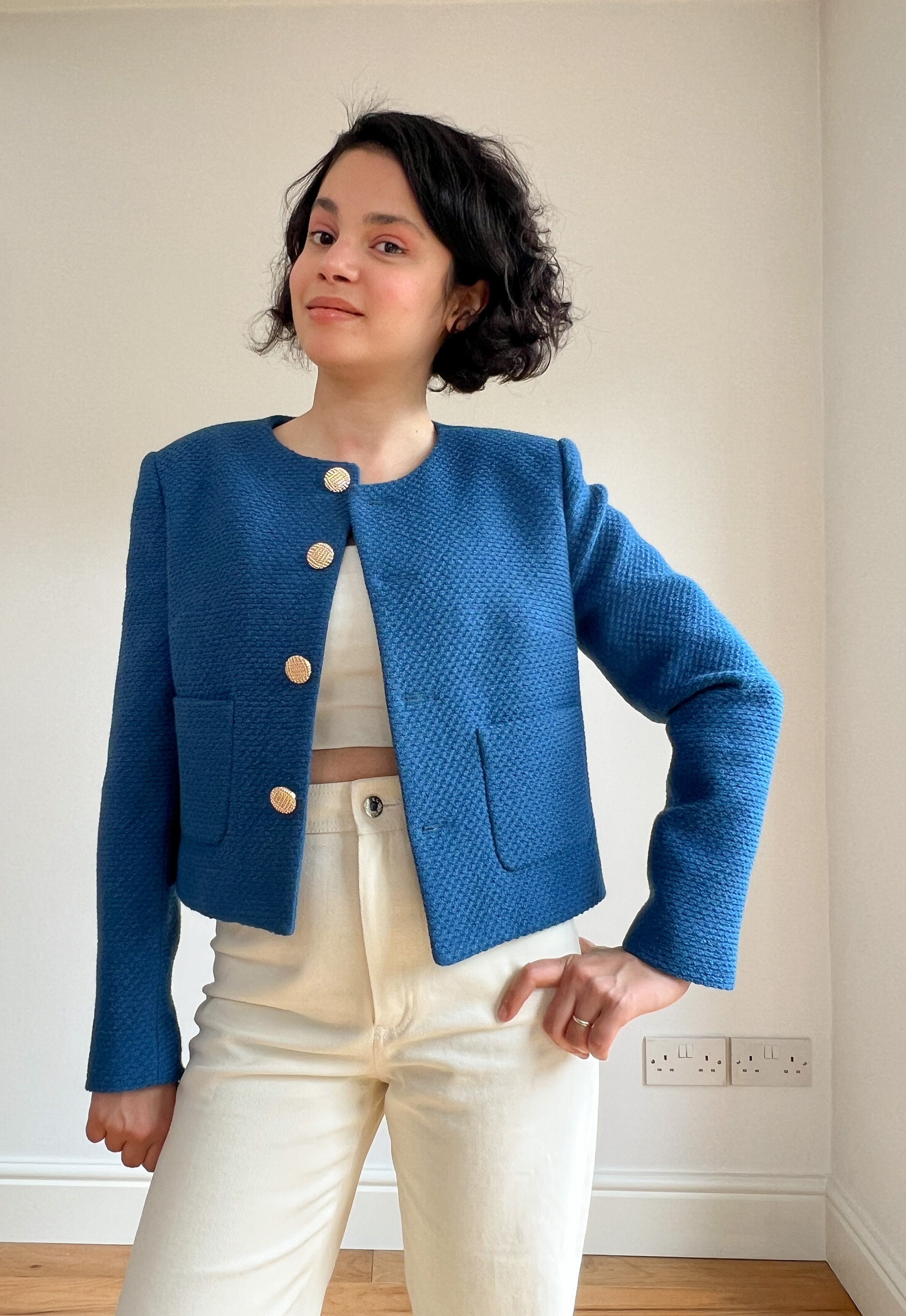 ジャケット・アウター block pattern tweed jacket FREDDIE JACKET - Pdf Sewing Pattern - Tweed Jacket - Sizes 6