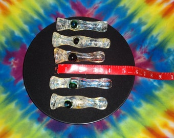 Chillum with Experimental Green marble