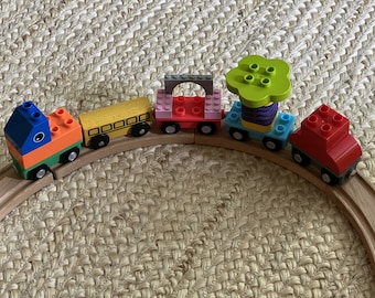 Duplo and Lego Train Car for Brio Lillibo Hape Thomas