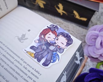 Magnetic bookmarks / magnetic bookmarks magical books fourth wing / iron flame, blood wings, iron wings, xaden, tairn, dragons