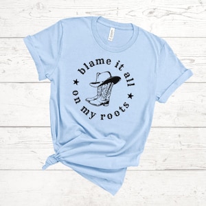 Blâmez tout sur mes racines svg, pdf et png Design Download, inspiré par Garth Brooks, musique country svg
