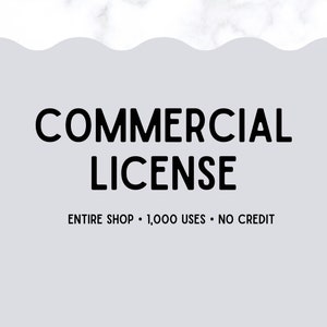 Commercial License for ALL Designs