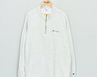 champion quarter zip sweatshirt