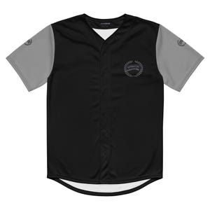 STIGMA VS BASEBALL JERSEY BLACK 野球シャツ Scarcewear Signature Plain Black Baseball Jersey Shirt Size