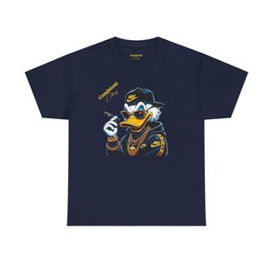 Street Style Duck Graphic Tee, Unisex Cotton T-Shirt, Casual Wear, Hip Hop Inspired