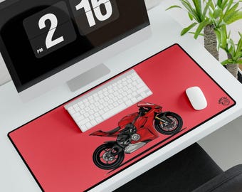 2025 Ducati Panigale V4S Desk mat - 80x40cm/31.5x15.5