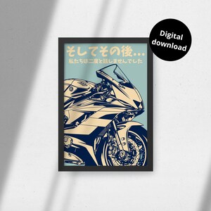 Watercolor Kawasaki Ninja ZX10R Motorcycle, Giclee Art Print