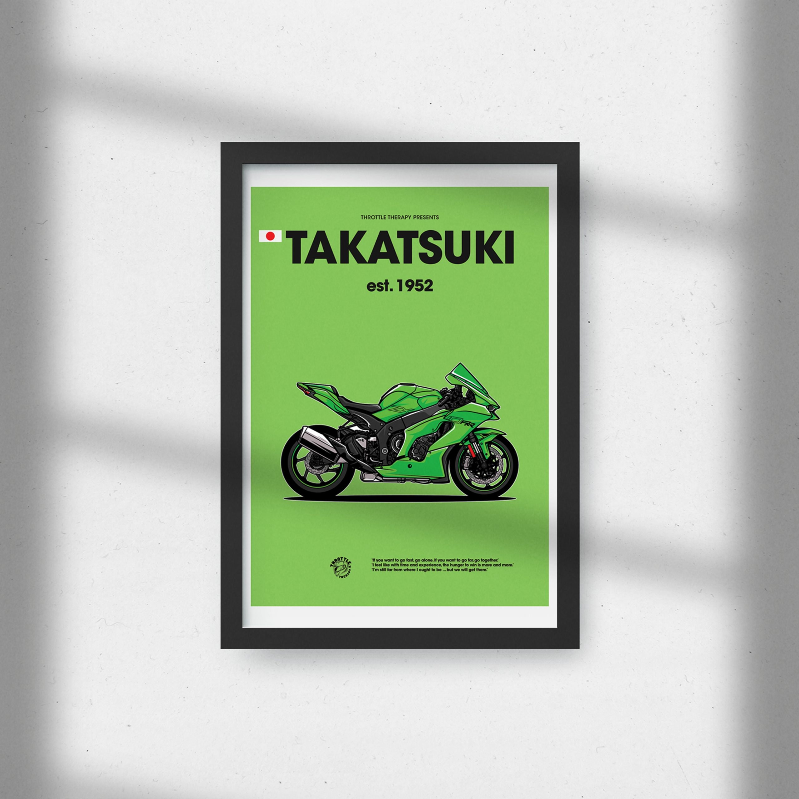 Kawasaki ZX-10RR Illustration Digital Download for Poster