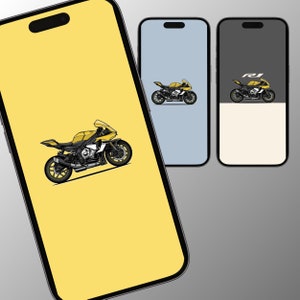 Yamaha R1 Phone Backgrounds | Set of 3 | All Smartphones
