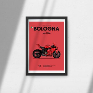 Ducati Panigale V4S Impressão de pôster 70x50cm / 19 X 27 Polegadas