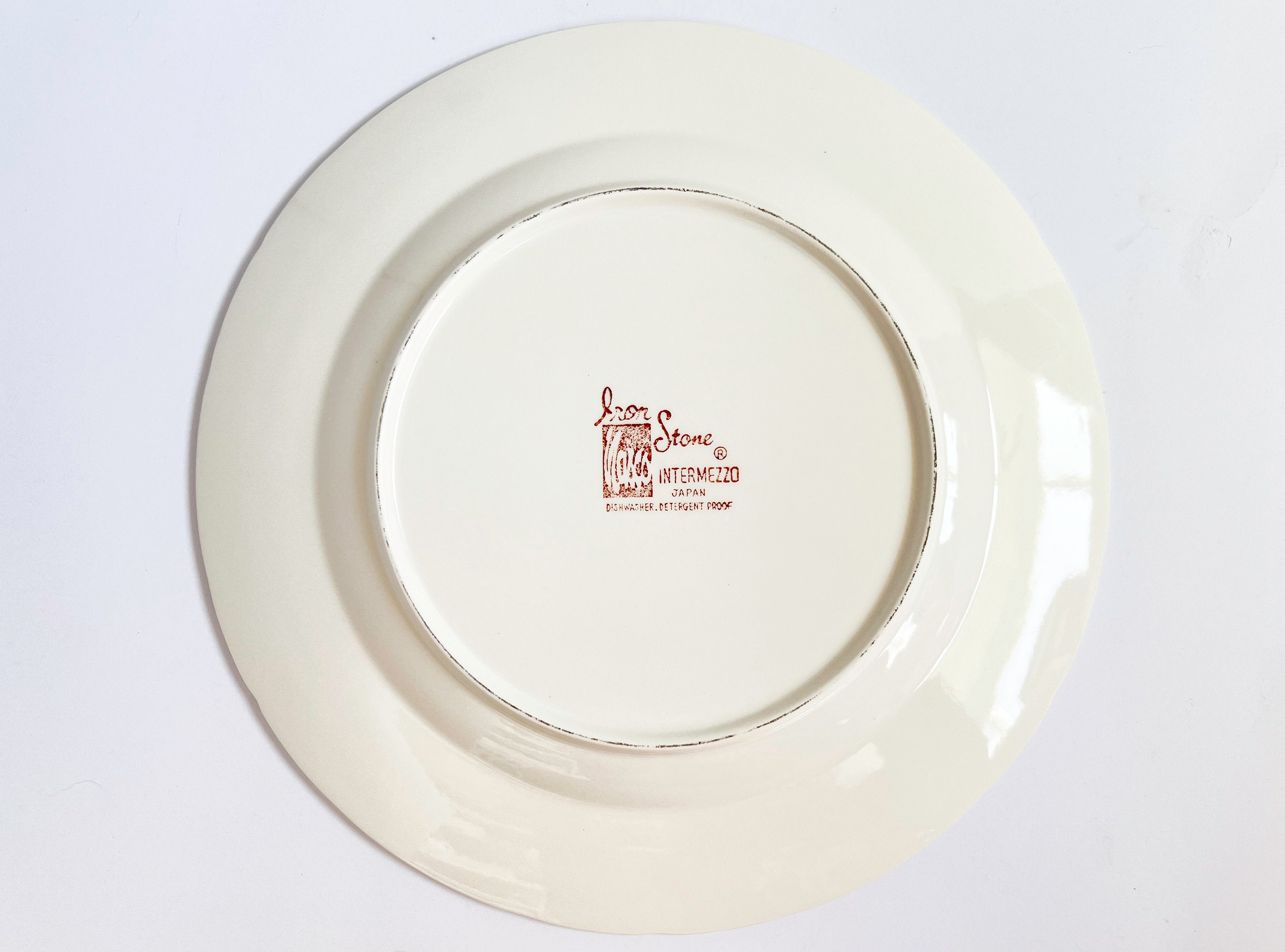 Vintage Ironstone Nasco Intermezzo Dinner Plate Black and Etsy