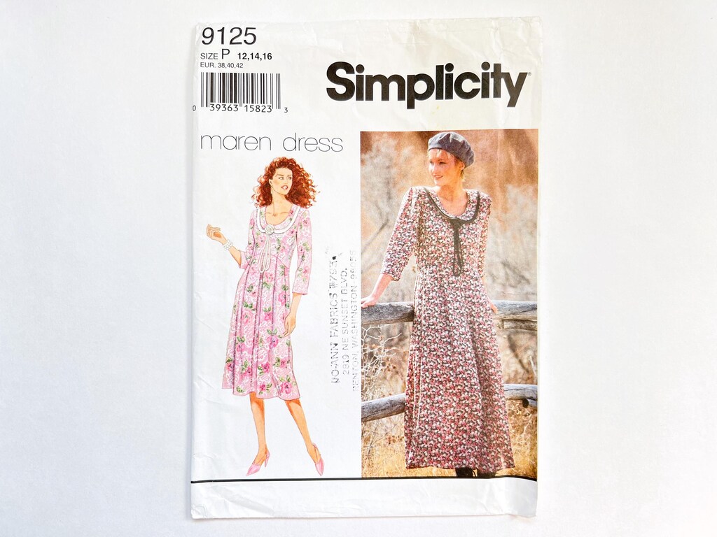 Cartamodello Abito Magnolia Lillesol & Pelle N.60 - Taglie 34-50, Cucito Creativo Con Video Istruzioni