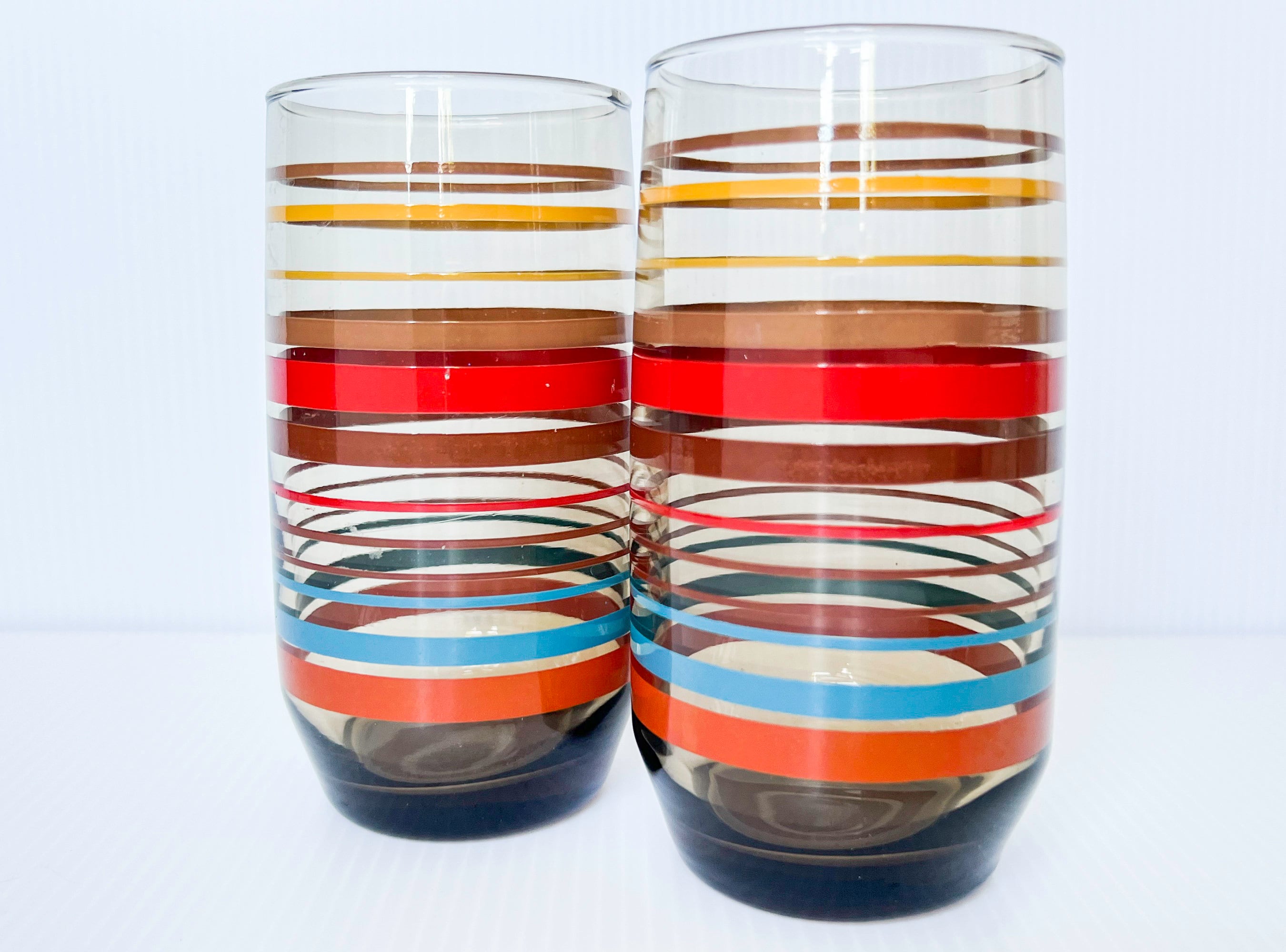 Blue Stripe Drinking glasses – Left Bank Gallery