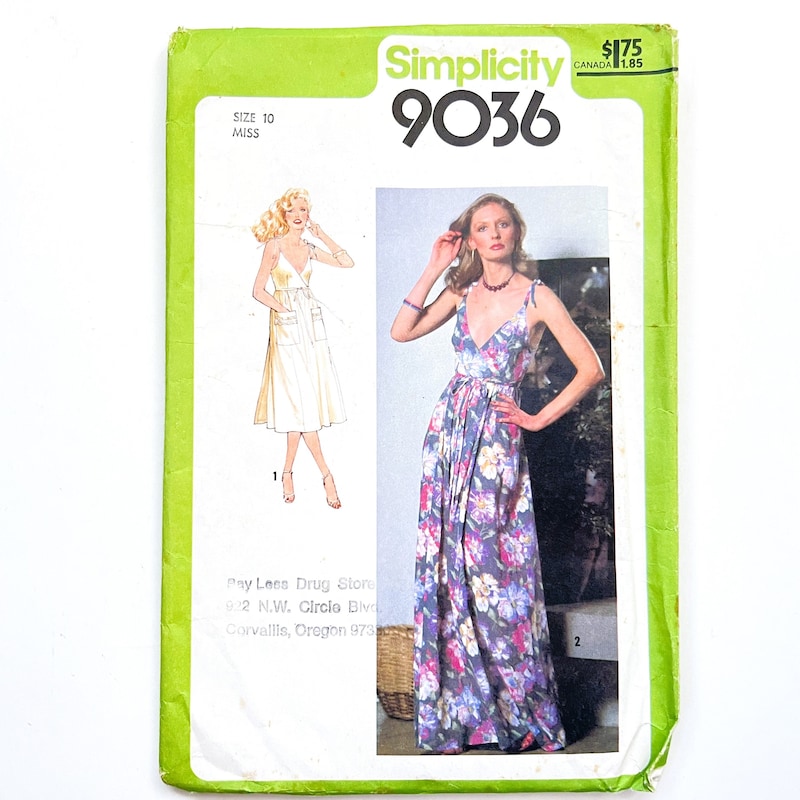 Wrapped Sundress Pattern Sundress - Etsy