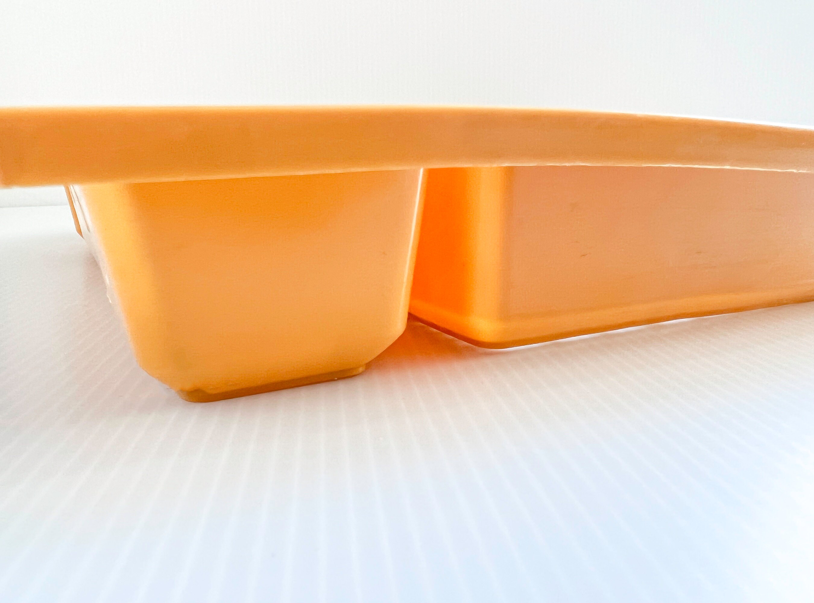 Vintage Harvest Gold Plastic Mesh Silverware Tray 1970s Etsy