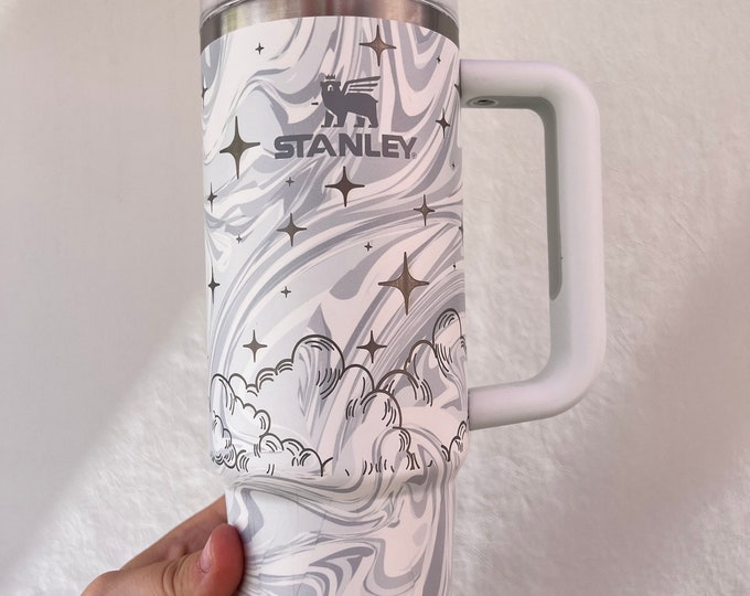 Stanley Tumbler Watermelon Moonshine Laser Engraved Full Design 