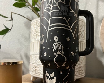 Halloween | Doodles | Tumbler | laser engraved | full design
