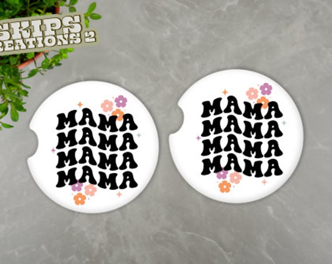 Car Coasters | Floral Mama | Pack Of 2