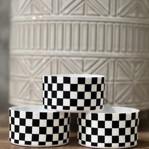 Tumbler boot | Black & white checkered