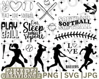Softball | swing | svg | png | jpg | digital | 40oz wrap