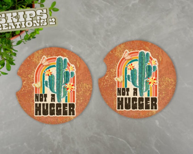 Car Coasters | Not A Hugger | Pack Of 2