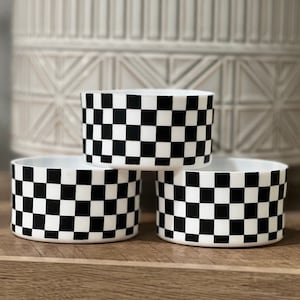 Tumbler boot | Black & white checkered