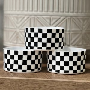 Tumbler boot | Black & white checkered