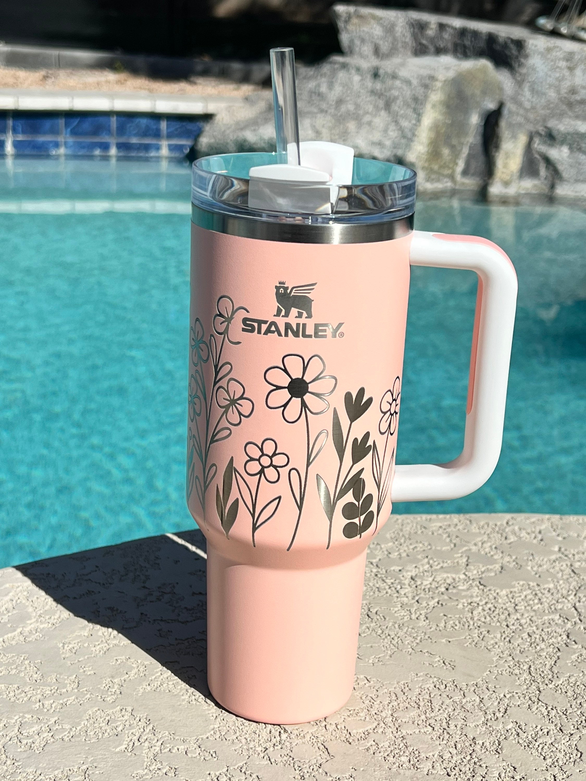 Pageant Title 40oz Stanley Style Tumbler w/ Handle – SparklingDesigns