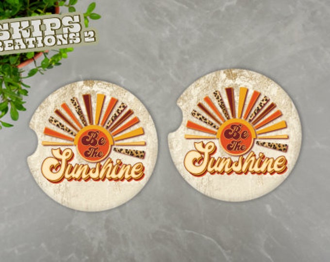 Car Coasters | Sunshine | Pack Of 2