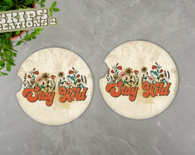 Car Coasters | Stay Wild | Pack Of 2