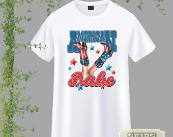 American Babe T-shirt | America | Red White Blue
