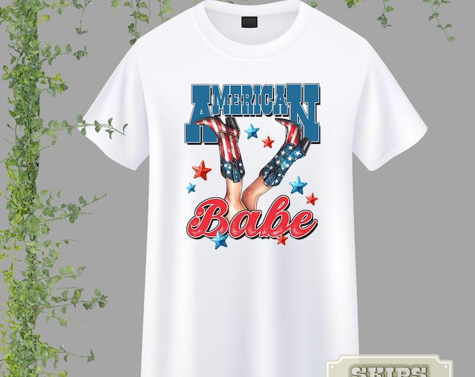 American Babe T-shirt | America | Red White Blue