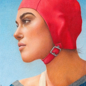 Red Swim Cap