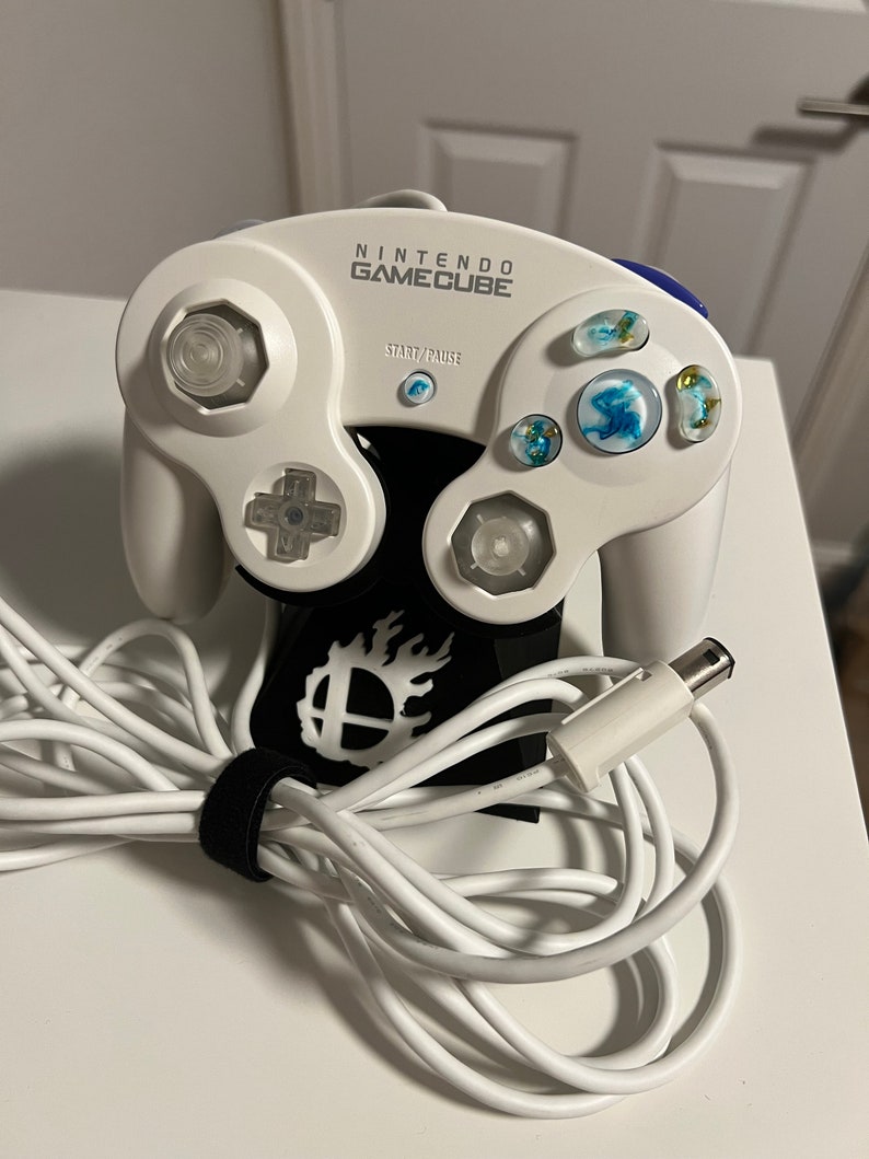 PHOB Jp White / Clear Gamecube Controller Read Description Etsy