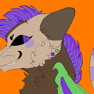 Cheap Custom SPEEDRUN Colored Sketch Fursona Headshots 