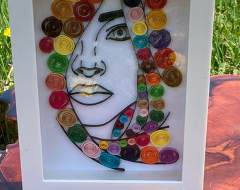 Paper quilled art