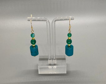 Turquoise dangle earrings
